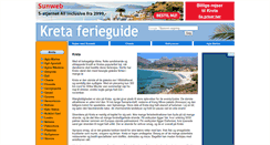 Desktop Screenshot of kreta-ferie.dk